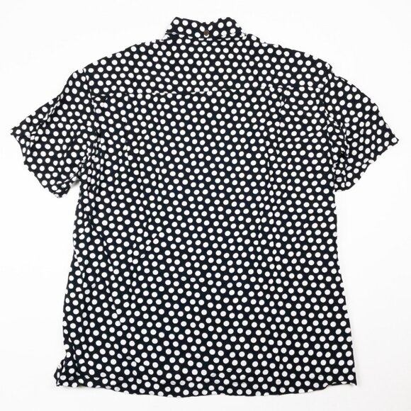 Kenny Flowers Polka Dot Aloha Shirt Men's Large Rayon Button-Up Island Classics - Picture 4 of 13